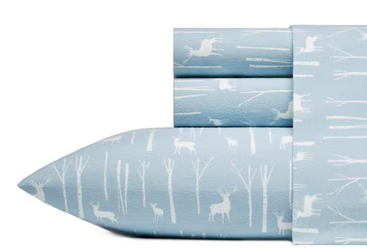 Graphic Flannel Sheet Set