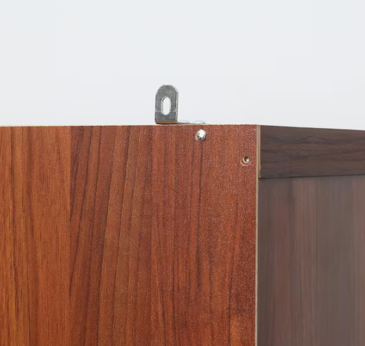 Brown 63 in. H Storage Cabinet