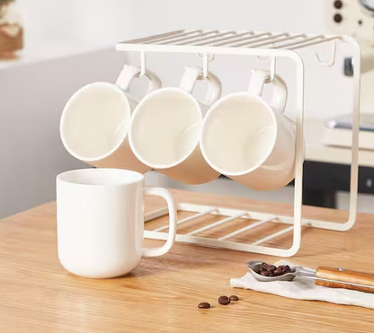 16 oz. Ivory White Porcelain Mugs (Set of 4)