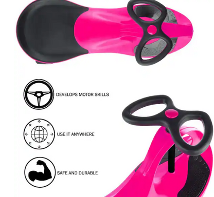 Ride on Toy Wiggle Car in Pink