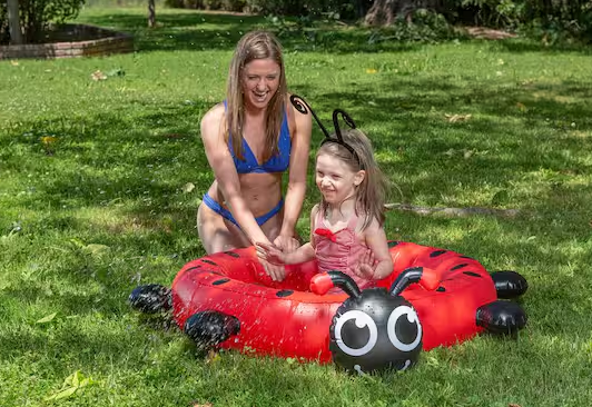 Ladybug 37 in. Dia Circle 7.5 in. Deep Kiddie Swimming Pool