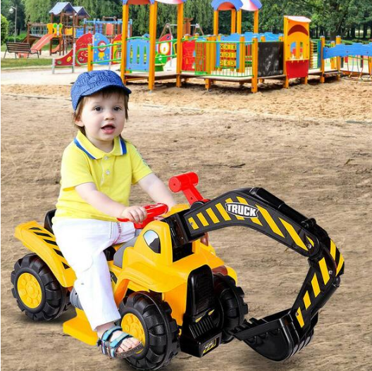 7.28 in. 3-Years Old Kids Toddler Ride On Car Truck