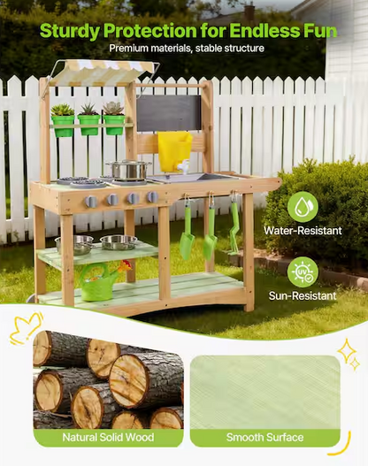 Outdoor Mud Kitchen for Kids