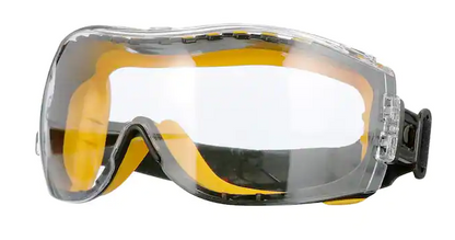 Safety Goggles Concealer with Clear Anti-Fog Lens