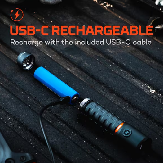 Torchy 2000 Lumen Rechargeable Flashlight