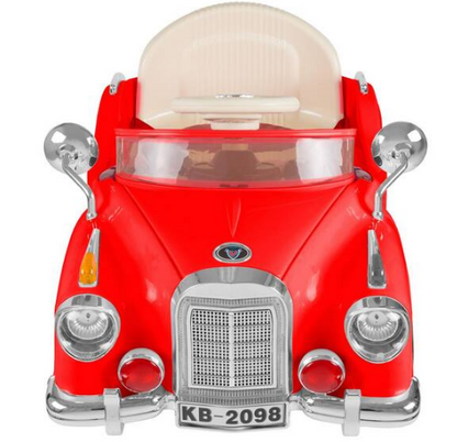 Battery Powered Red Classic Car Coupe
