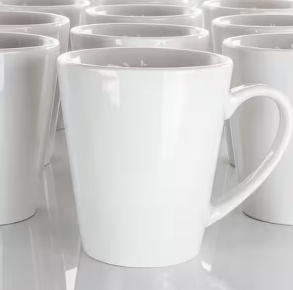 Holt 10 oz. White Porcelain Mug (Set of 12)