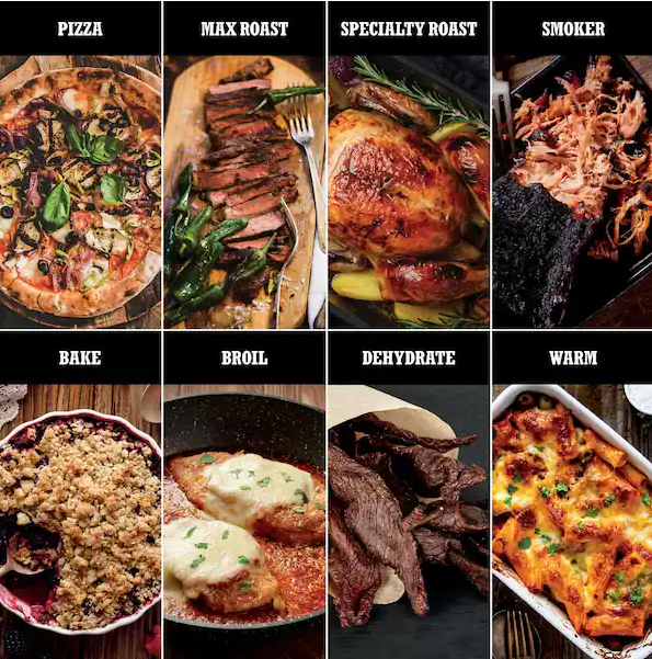 Woodfire Pizza Oven, 8-in-1 Oven for Outdoor Kitchen