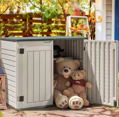 205 Gal. Horizontal Resin Storage Deck Box