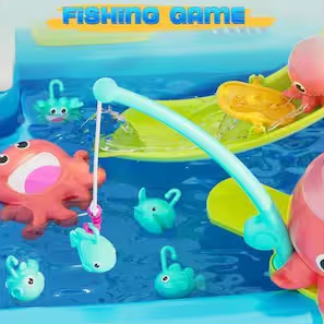 Water Play Table with Electric Faucet