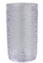 Plastic Pebble Optic Tumbler in Clear (Case of 24)