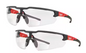 +2.50 Bifocal Safety Glasses Magnified Anti-Scratch Lenses