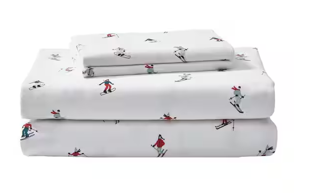 Graphic Flannel Sheet Set