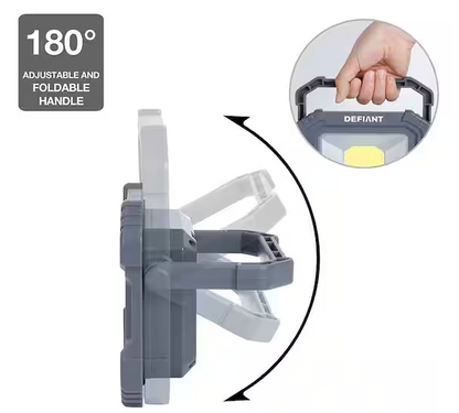 2-Pack 3500 Lumens Rechargeable Magnetic Utility Light