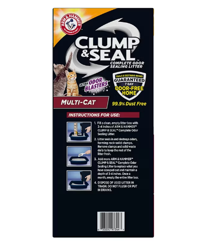 Clump & Seal Multi-Cat Odor Blasters, 31 lbs