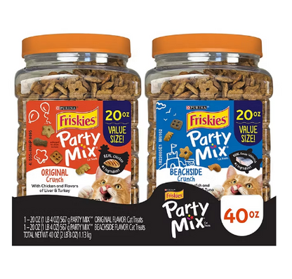 Cat Treats Party Mix, 2 pk./20 oz.