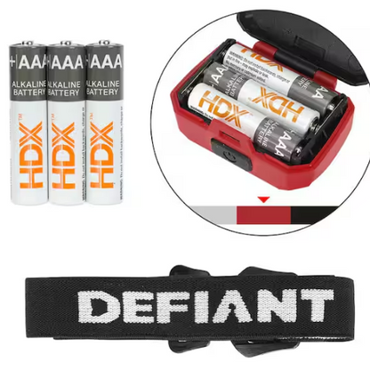 3-Pack 250lm Headlight-3 x 3AAA Battery