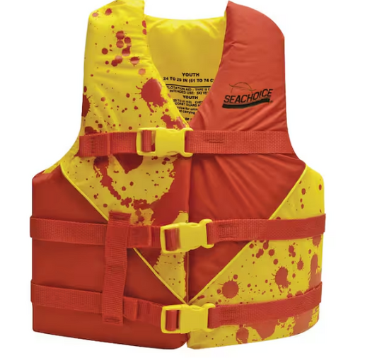 Deluxe Type III Red/Yellow Life Vest