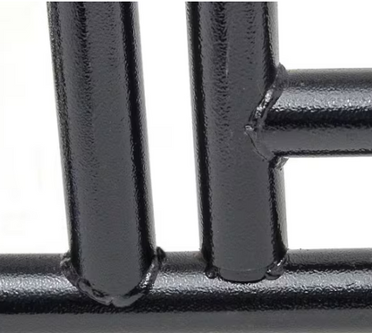 6 ft. H x 5 ft. W Black Metal Welded Wire Kennel Fence Panel