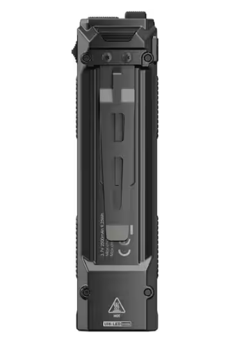6500 Lumens Flat Shape USB-C LED Rechargeable Flashlight