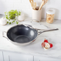 Paradigm Ceramic 12" Wok with Lid Cookware Set