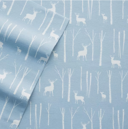 Graphic Flannel Sheet Set