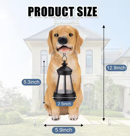 Resin Puppy Dog Garden Statue Outdoor