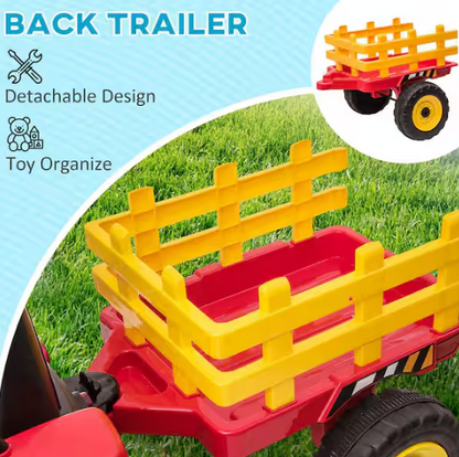 12-Volt Battery Powered Electric Tractor Toy
