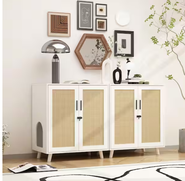 Modern Cat Litter Box Enclosure