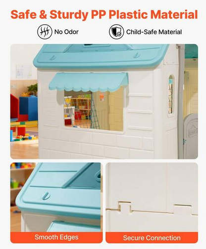 5-in-1 Outdoor Playhouse for Toddlers