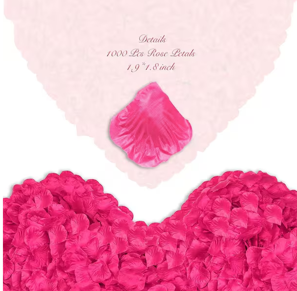 14 in. Red Outdoor Artificial Flowers UV Resistant