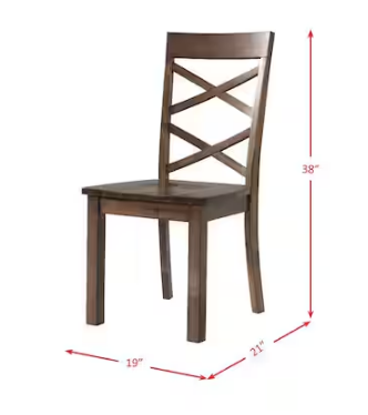 6-Piece Dining Table Set with 4 Side Chairs and Bench