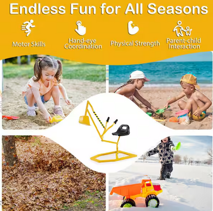 Sand Digger for Kids w/2-Handed Controls