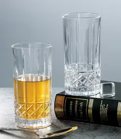 12 oz. Textured Highball Drinking Glass (Set of 6)