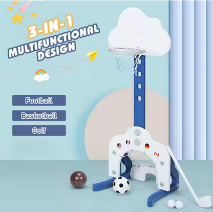 3-in-1 Basketball Hoop Set Stand