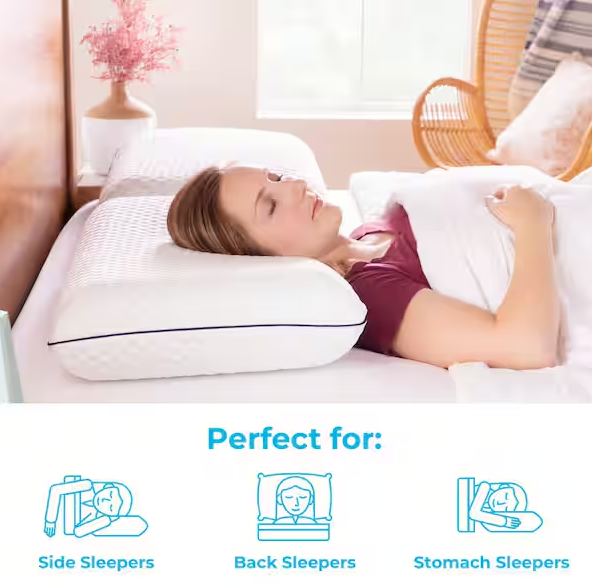 AlwaysCool Gel Memory Foam King Pillow