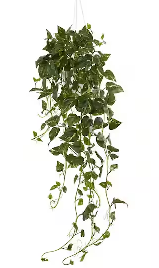 Pothos Hanging Basket Artificial Plant