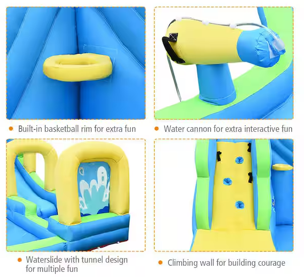 Bounce House Castle Splash Pool
