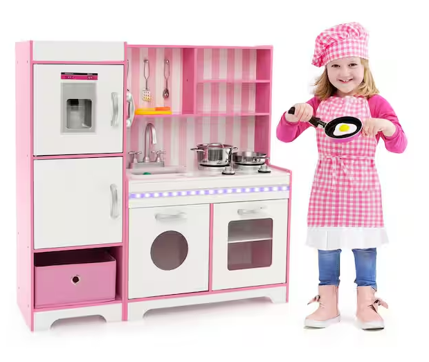 Kids Kitchen Playset Wooden Toy