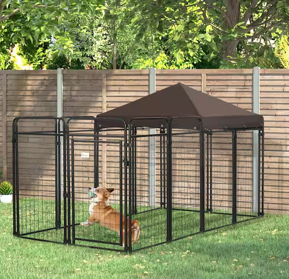Dog Kennel Outdoor with Extended Run