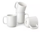 16 oz. Ivory White Porcelain Mugs (Set of 4)