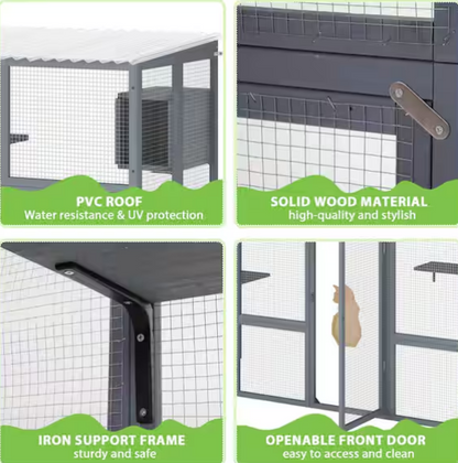 Cat Enclosure Large Run Playpen