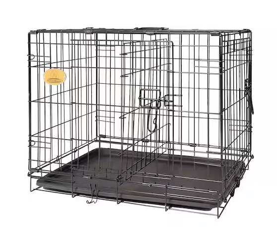 30 in. x 19 in. x 23 in. Wire Dog Crate - Small