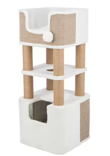 Lucano Cat Tree, Cream/Taupe