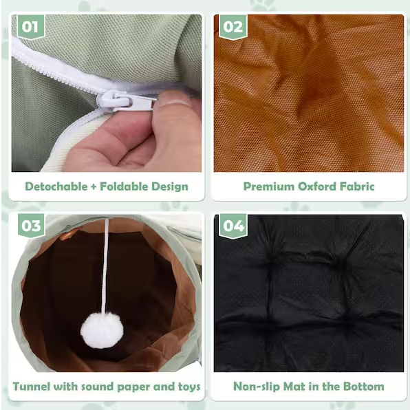 Cat Tunnel Washable Cat Bed