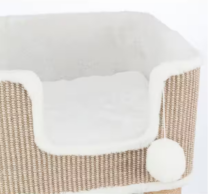 Lucano Cat Tree, Cream/Taupe