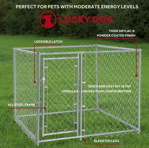 Two-in-One Galvanized Chain Link Kit