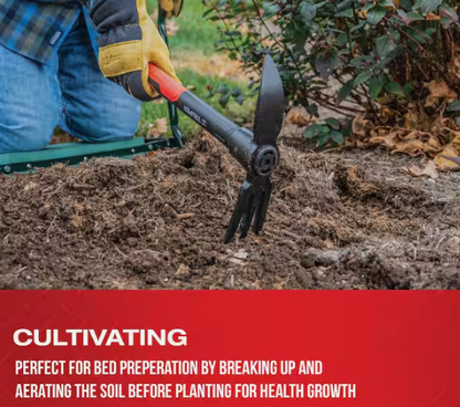 Hand Digger and Cultivator Combo