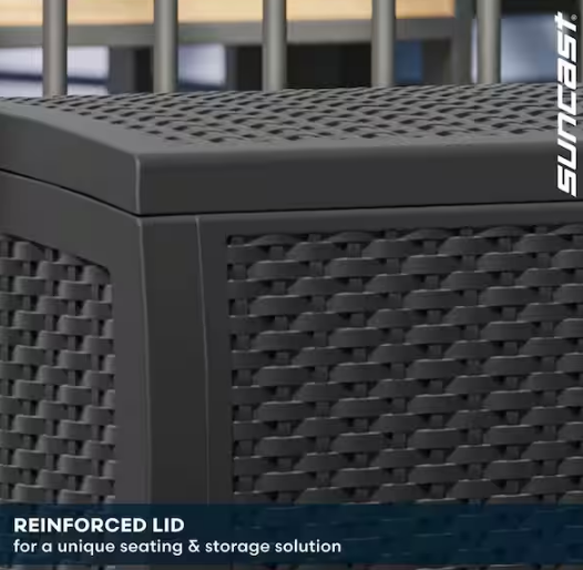 99 Gal. Weather Resistant Plastic Resin Deck Box