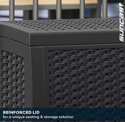 99 Gal. Weather Resistant Plastic Resin Deck Box